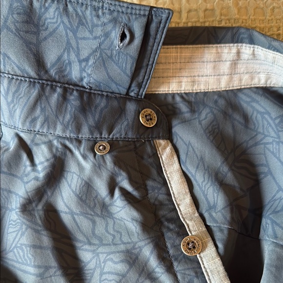 Kuhl Blue Pattern Casual Button Down Shirt XL - Picture 6 of 9